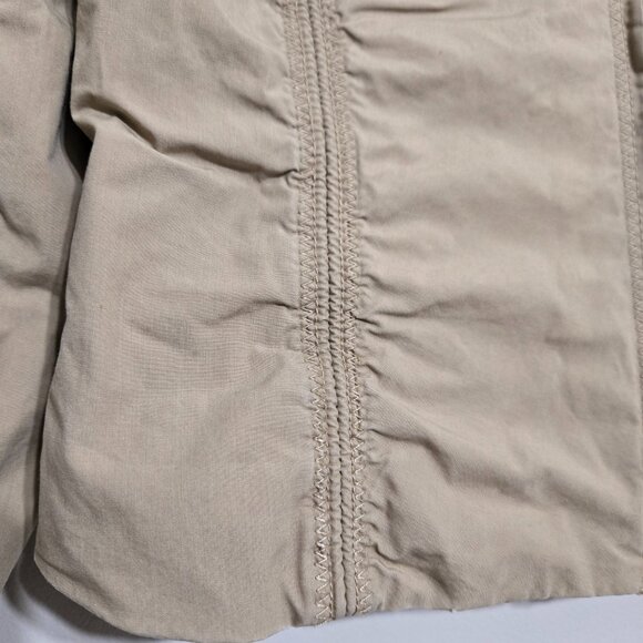 Women's A/X Armani Exchange Cotton Beige Sport Full Zip Blazer Jacket in size S - Picture 6 of 15